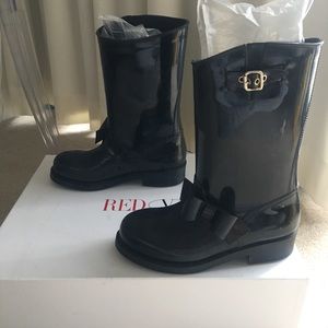 RED Valentino Bow Rain Boots